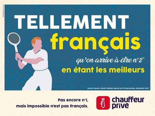 Affiche Chauffeur Privé Tellement Français Métro 2018