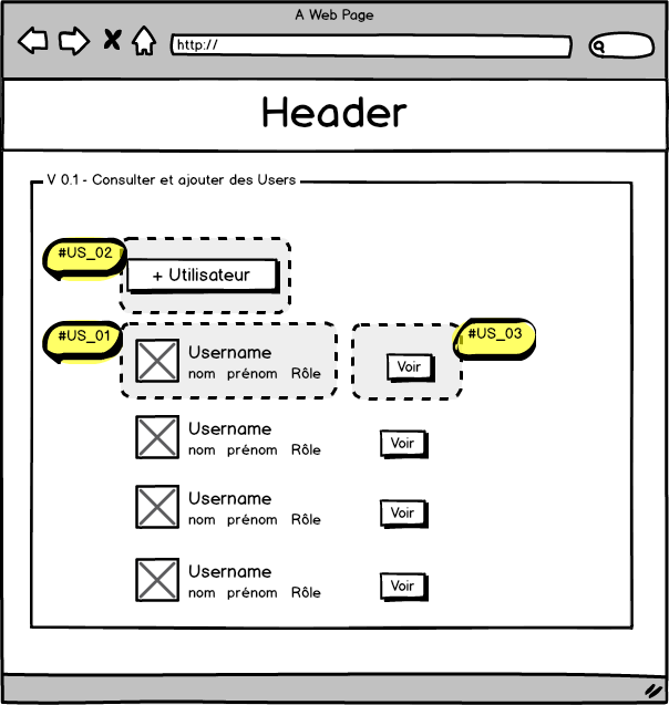 ejemplo de creacion de mockup de epicas - product ownership