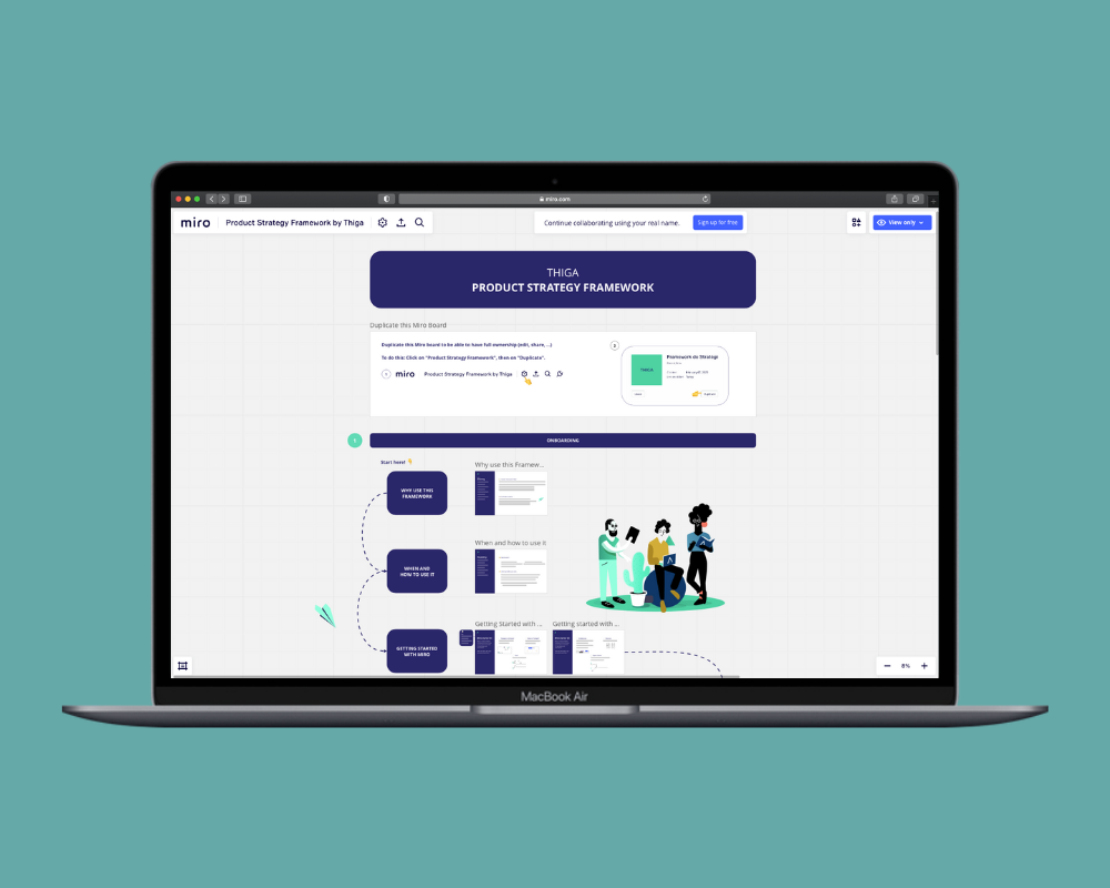 Framework Estrategia de Producto - Banner