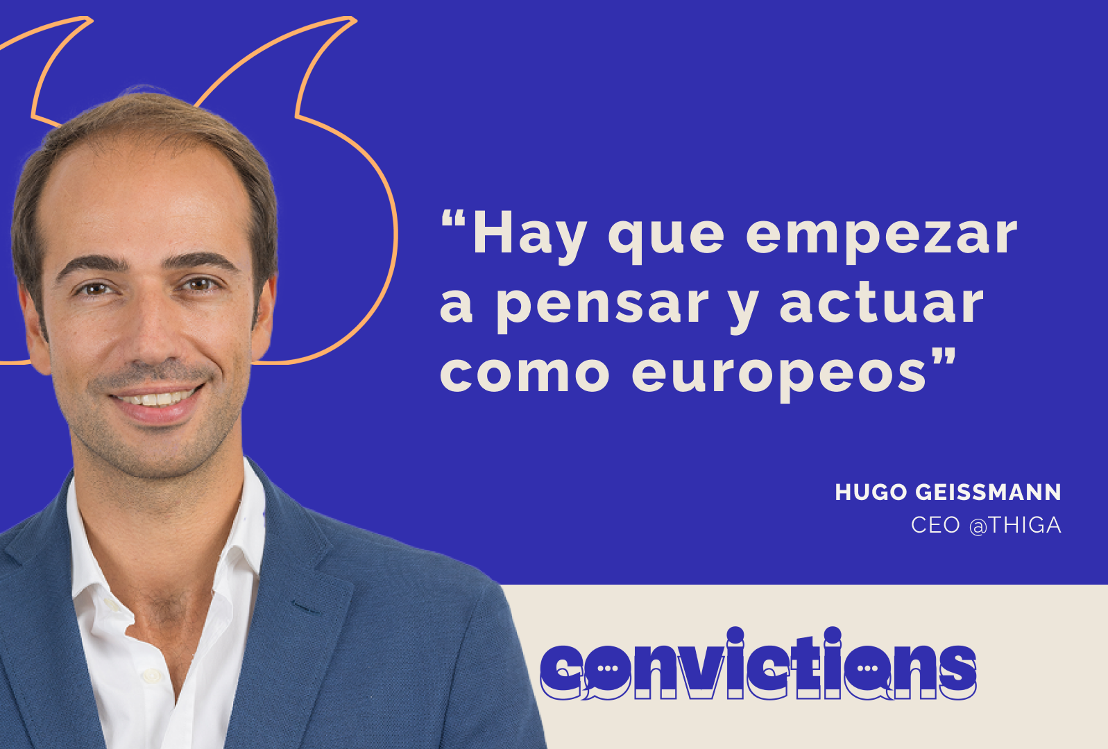 Hugo Geissmann CEO Thiga Europa Tech