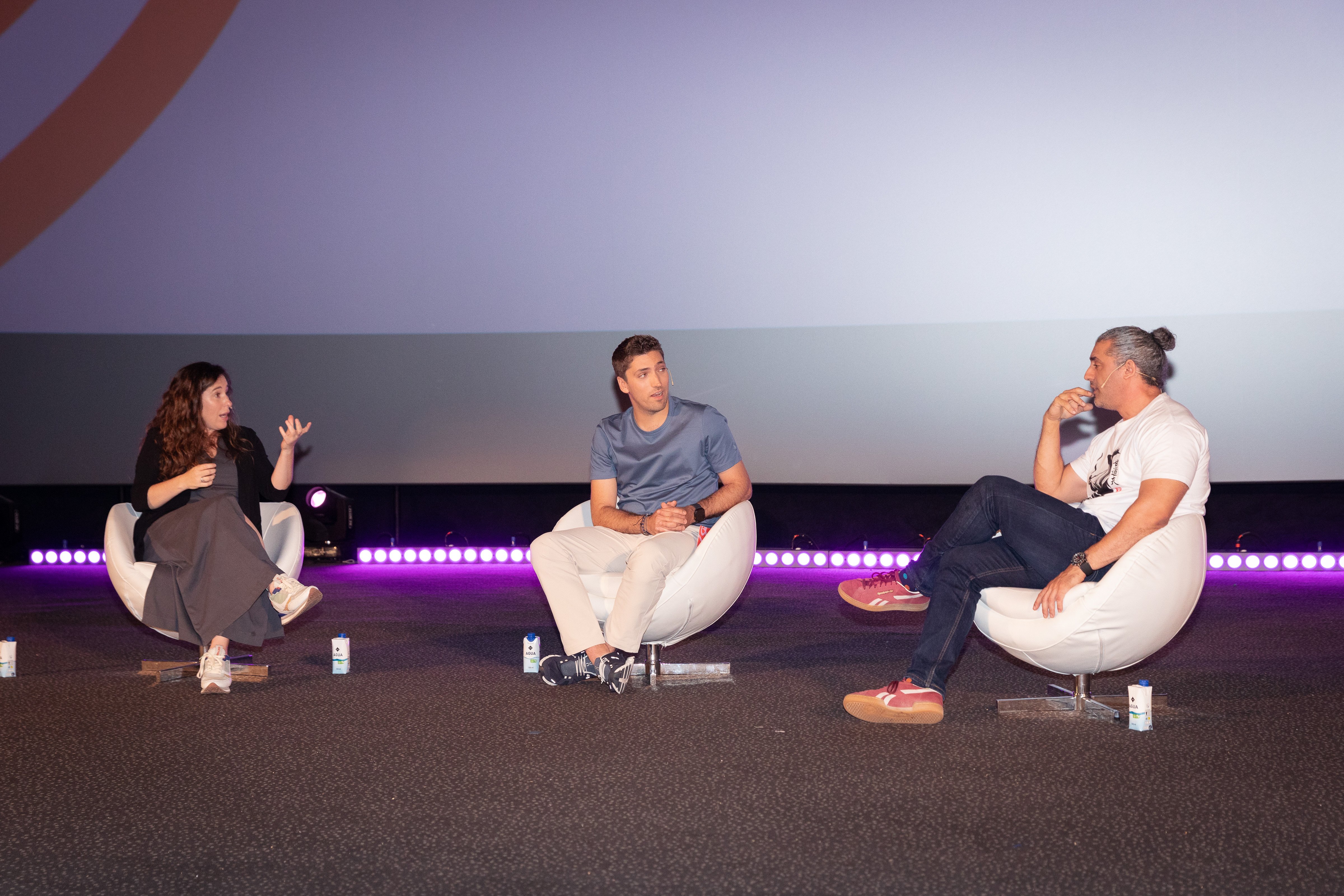 Dani Diestre, Product Leaders Podcast, ex Head of Product en Cafler y Finletic; Ana Jiménez Castellanos, AI Sales Principal para Europa Sur en AWS; y José Ramón Pérez Agüera, CTO en Mercadona Tech; LPC