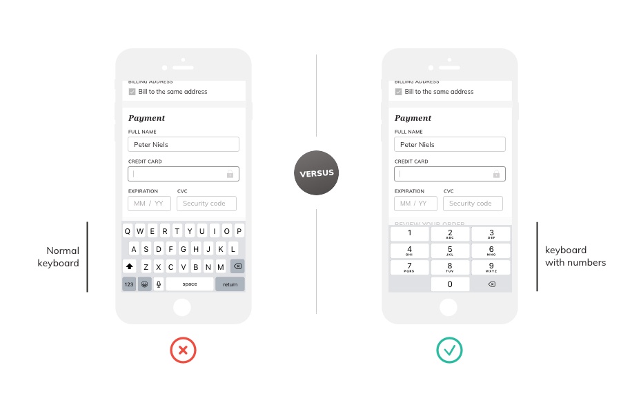 utiliser les inputs types