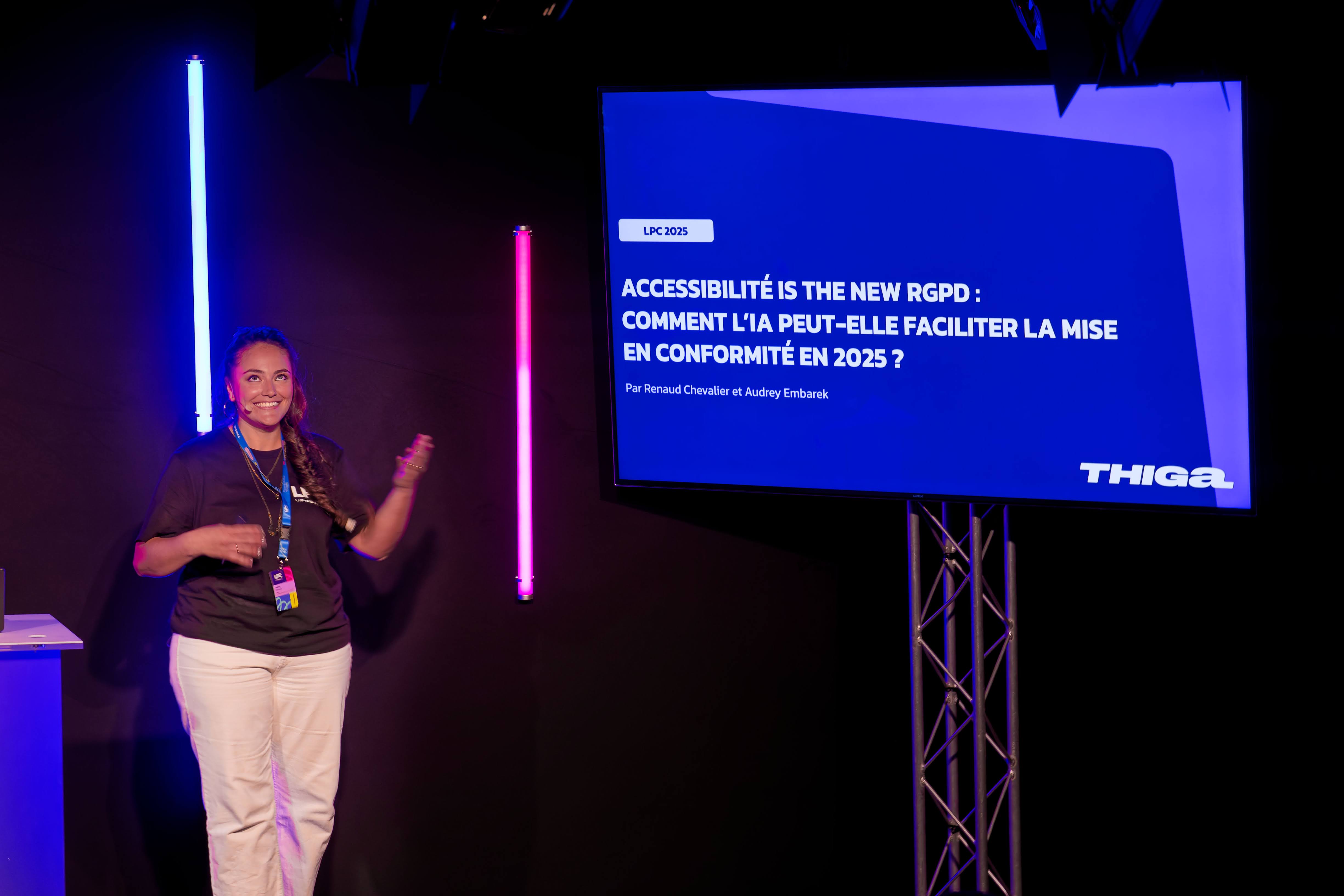 Audrey Embarek Lead Product Manager Thiga a11y accessibilité Produit IA intelligence artificielle