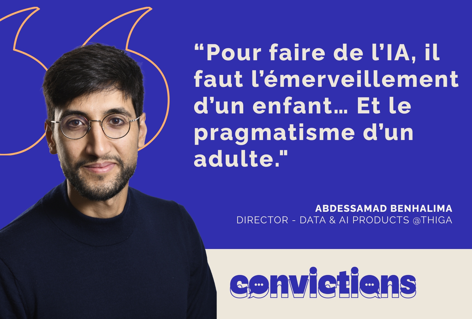 Abdessamad Benhalima, directeur Data & IA Thiga