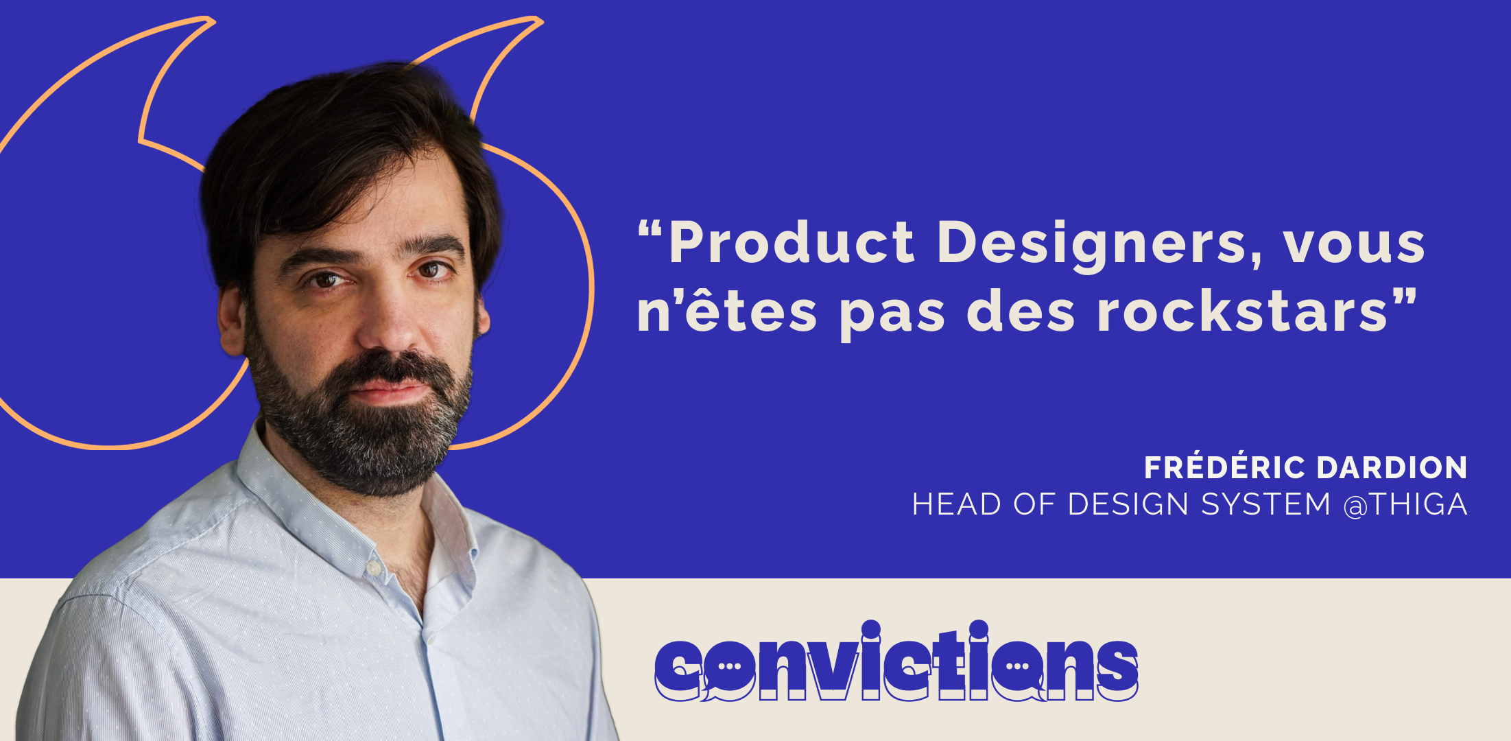 Frédéric Dardion Head of Design System Thiga