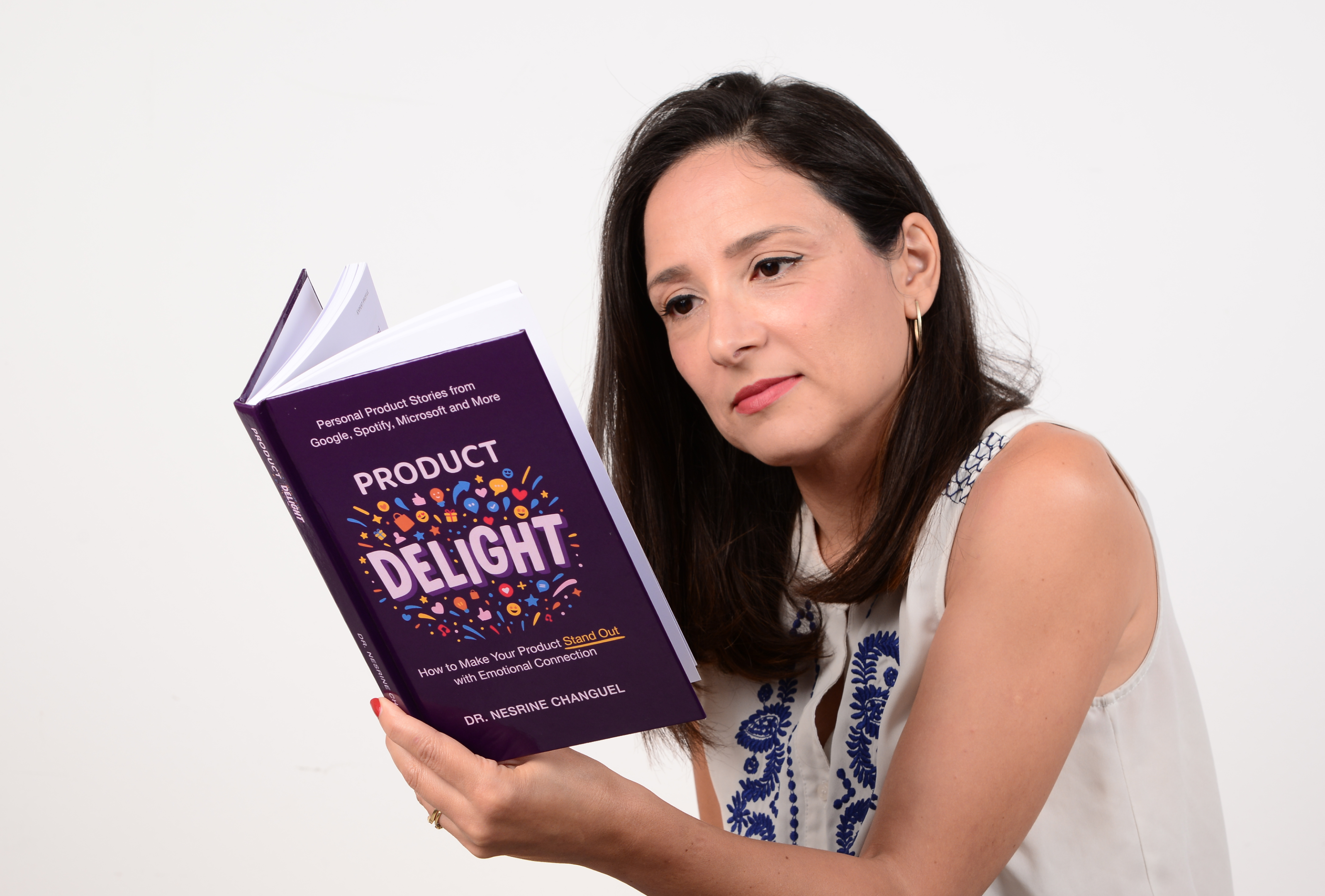 Nersine Changuel, autrice de Product Delight: How to Make Your Product Stand Out with Emotional Connection 