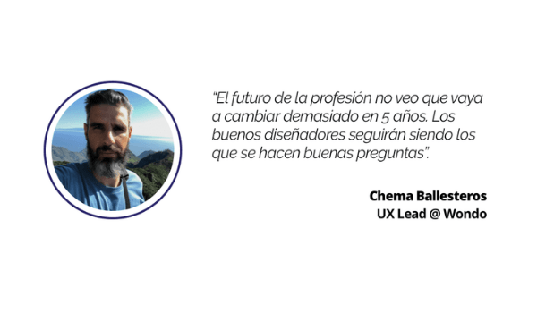 entrevista a chema ballesteros, UX Lead en Wondo